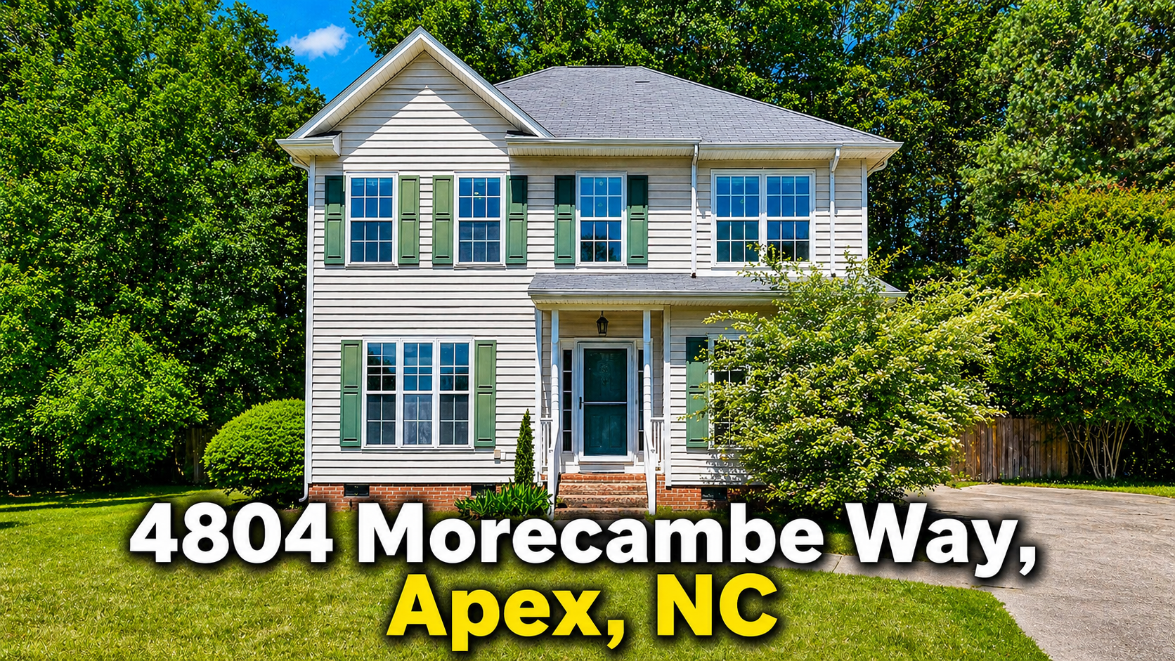 Apex NC Home for Sale Near I-540 and Costco | Quiet Cul-de-Sac Living Close to Raleigh